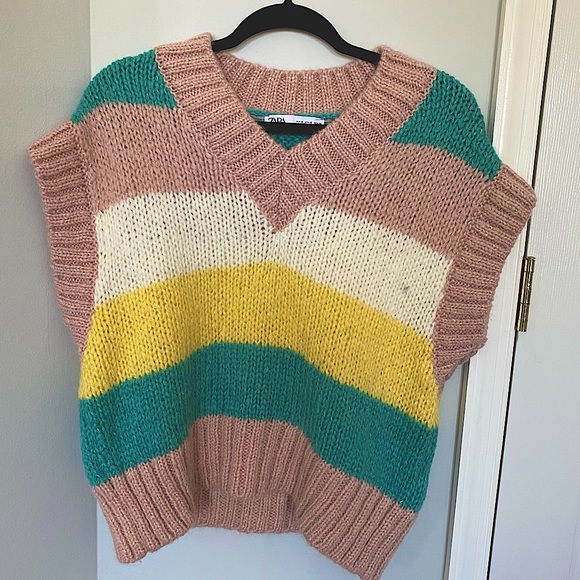 Zara | Tops | Zara Colorful Sweater 